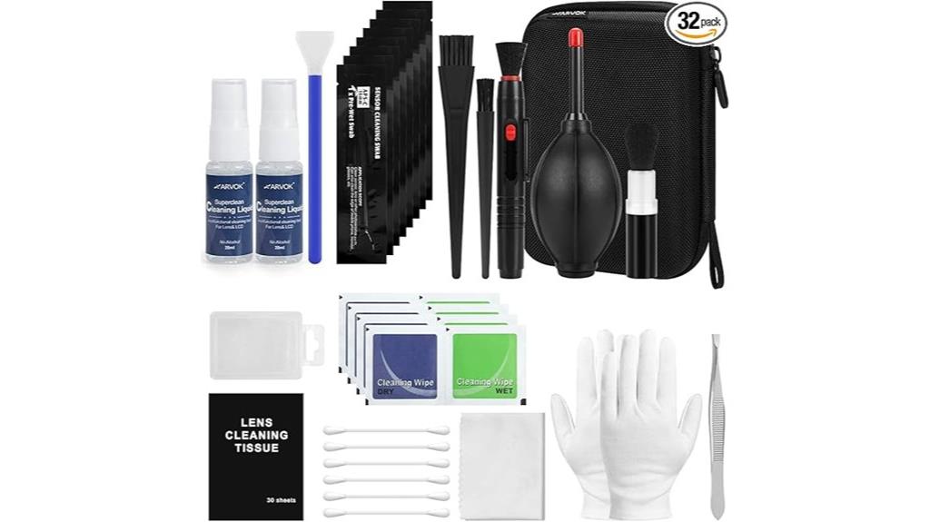 complete 32 piece camera cleaning kit