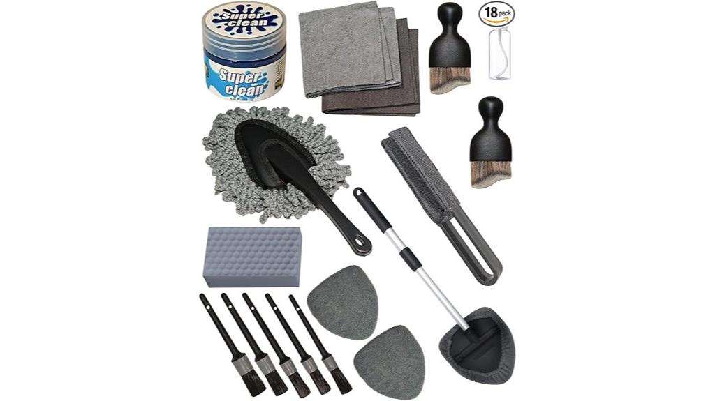 complete car cleaning set