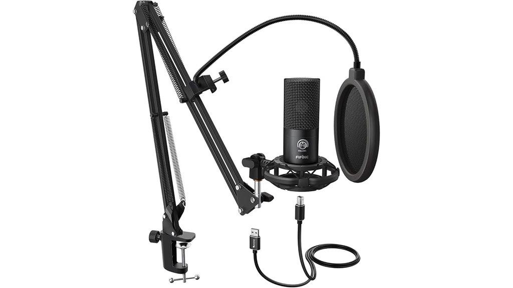 condenser usb microphone set
