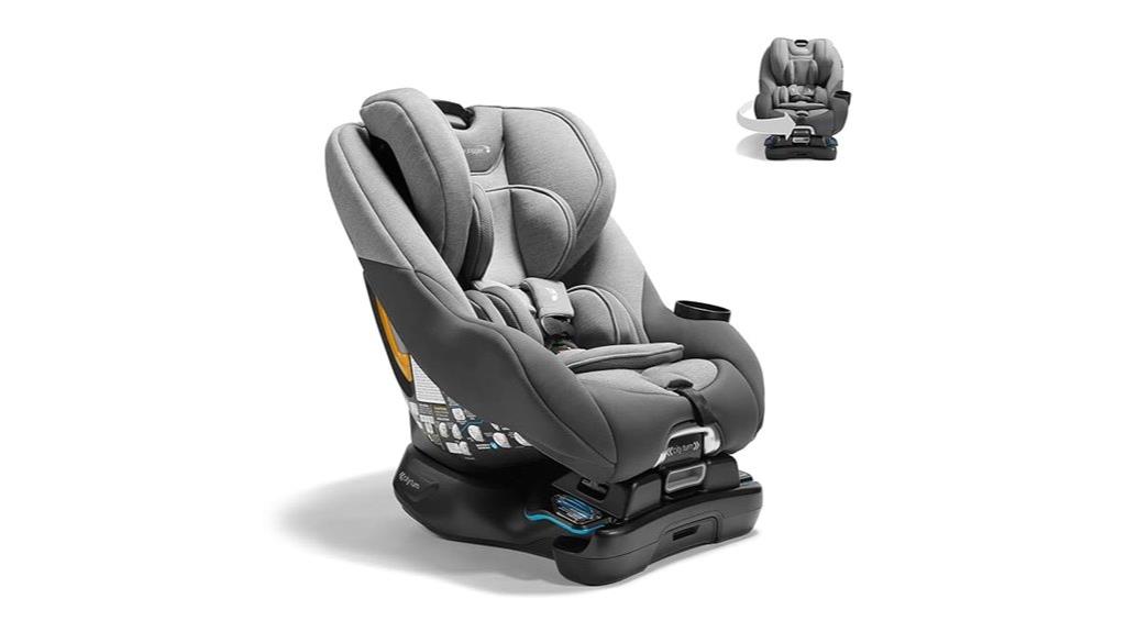 convertible car seat rotation