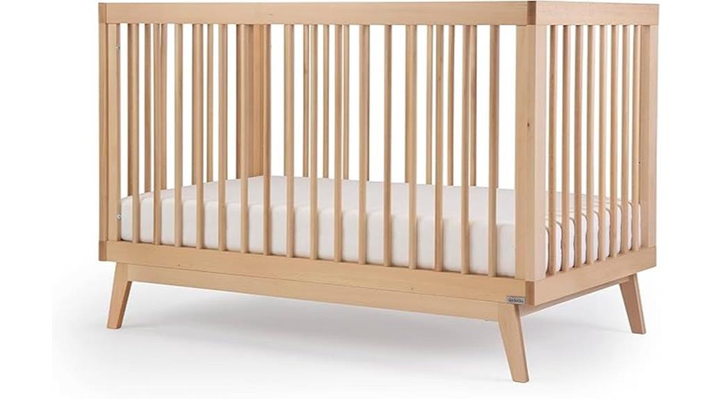 convertible wooden baby crib