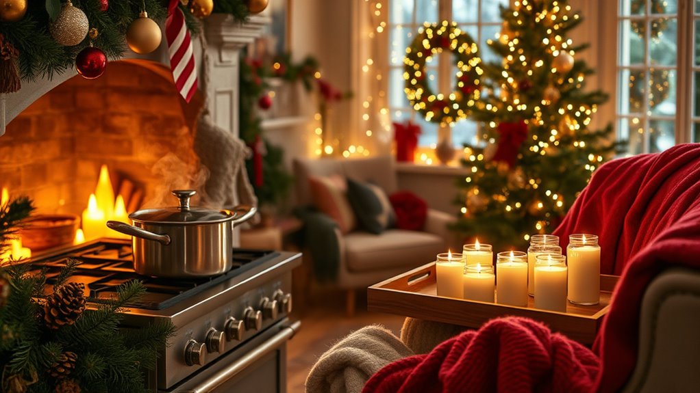 create festive aromatic ambiance