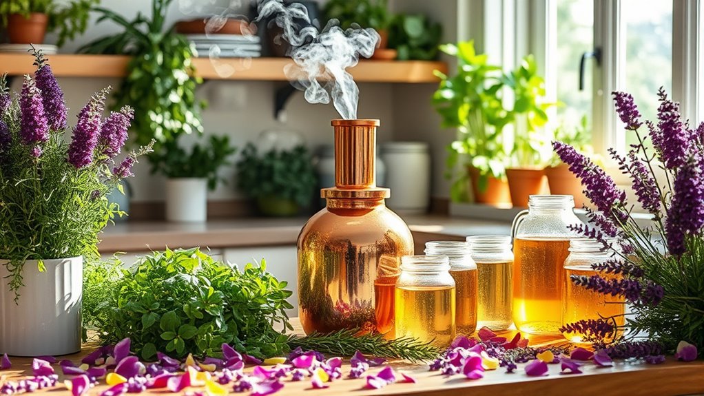 create fragrant herbal oasis