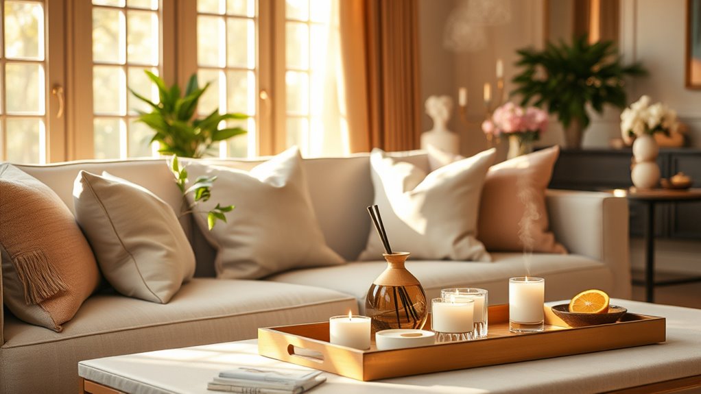 create inviting scented atmosphere