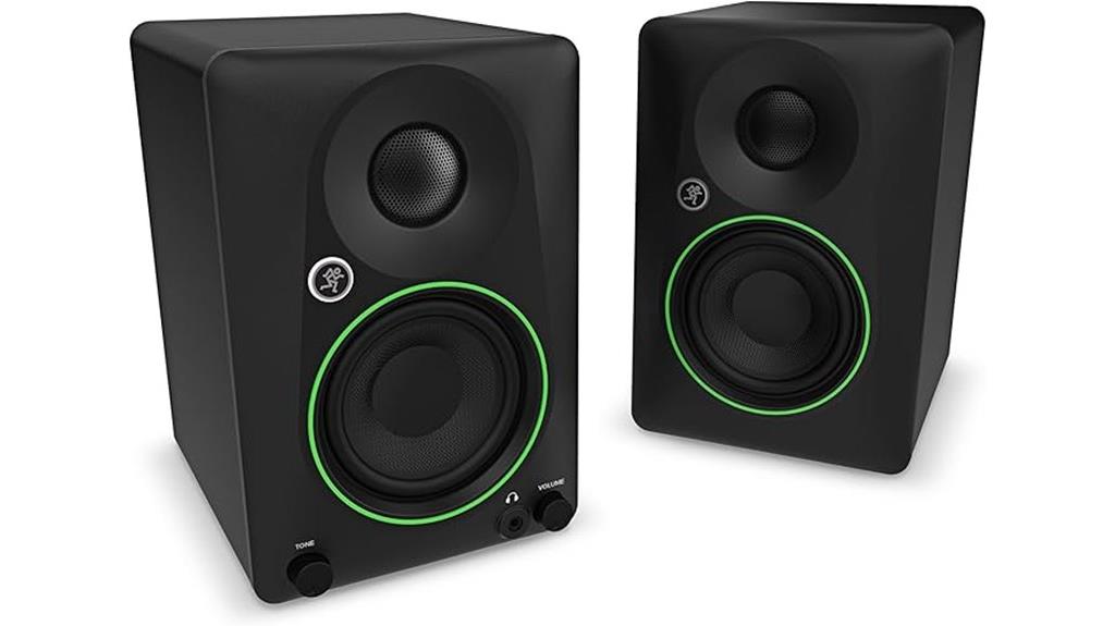 creative powered studio monitors