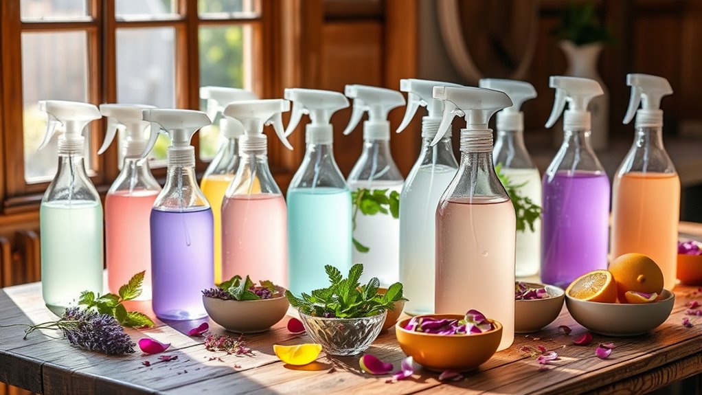 diy natural hydrolat room sprays
