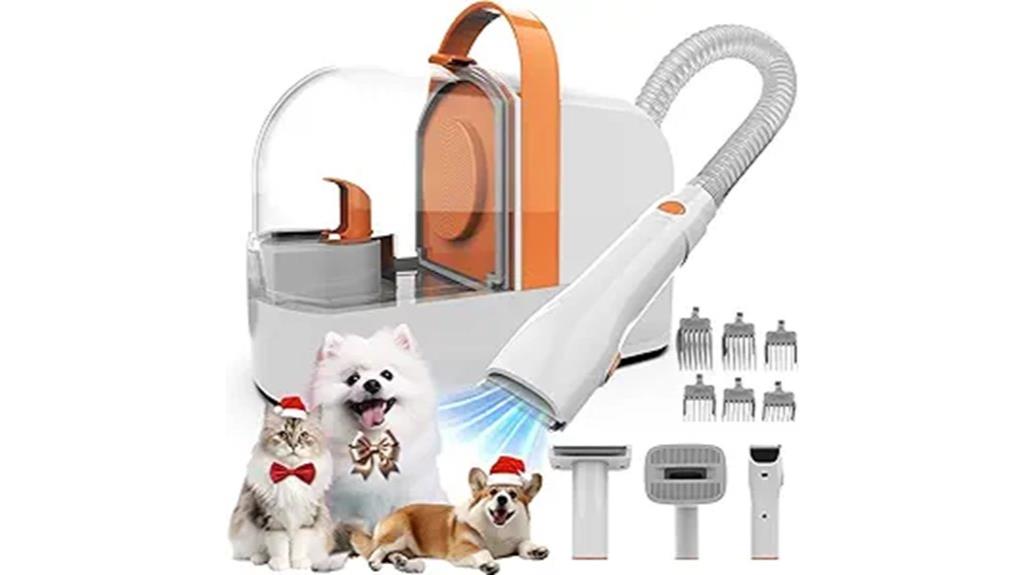 dog grooming vacuum kit