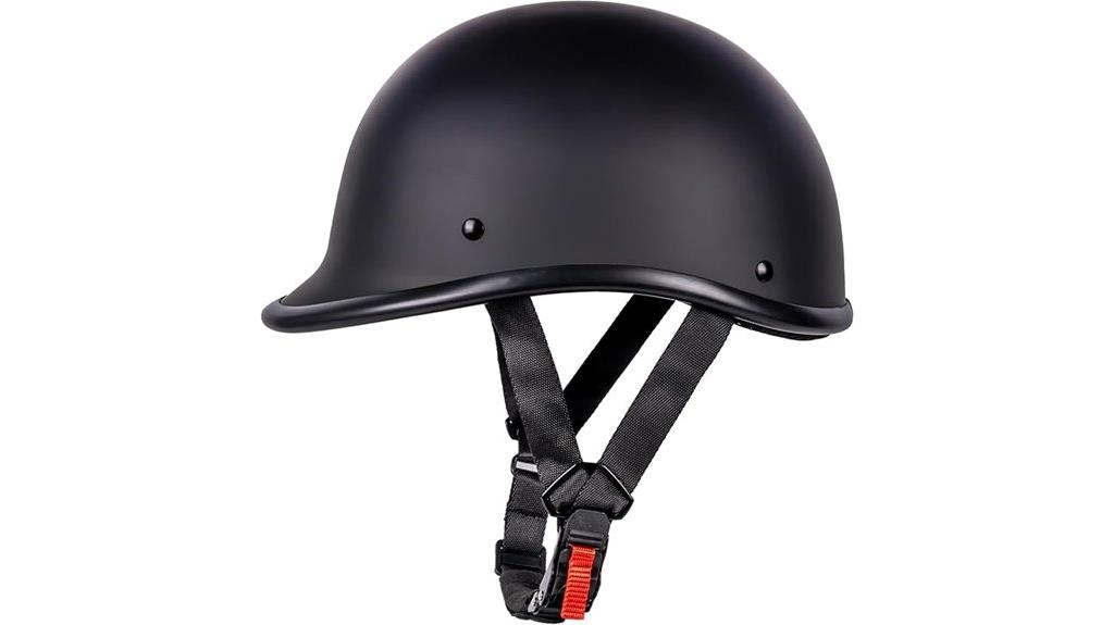 dot approved half shell helmet