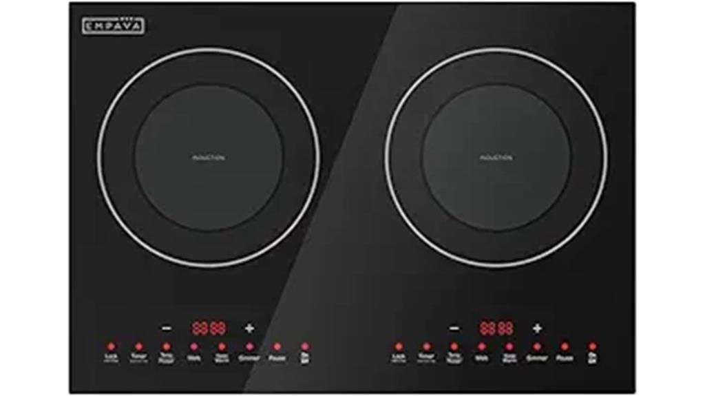 double burner electric cooktop