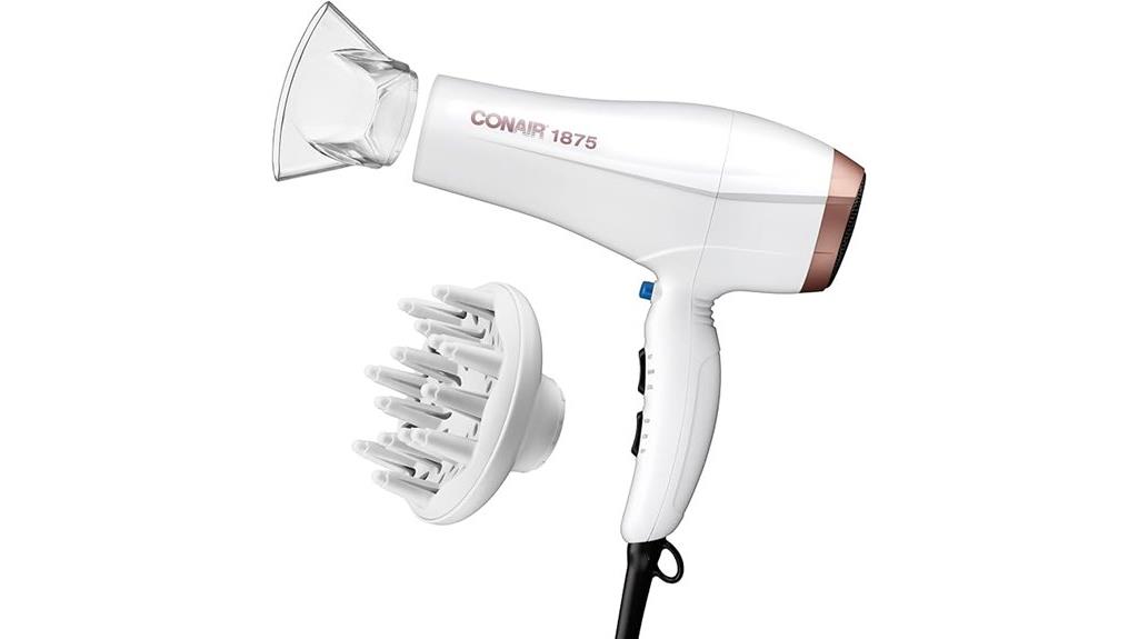 double ceramic hair dryer