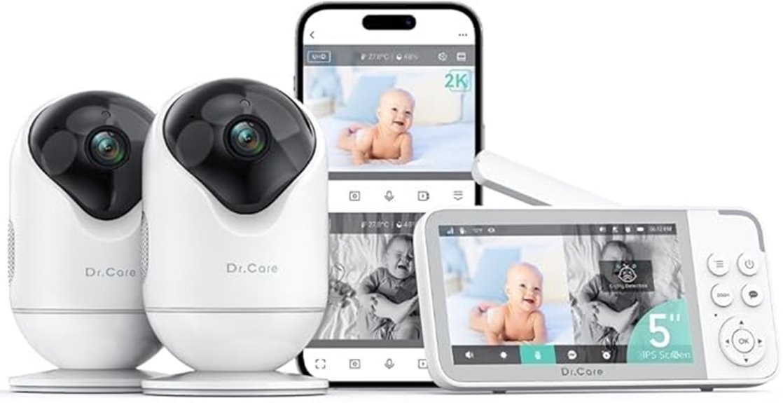 dual camera baby monitor
