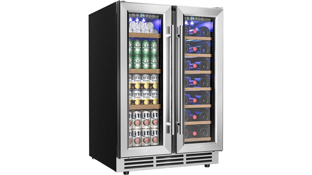 dual zone wine cooler
