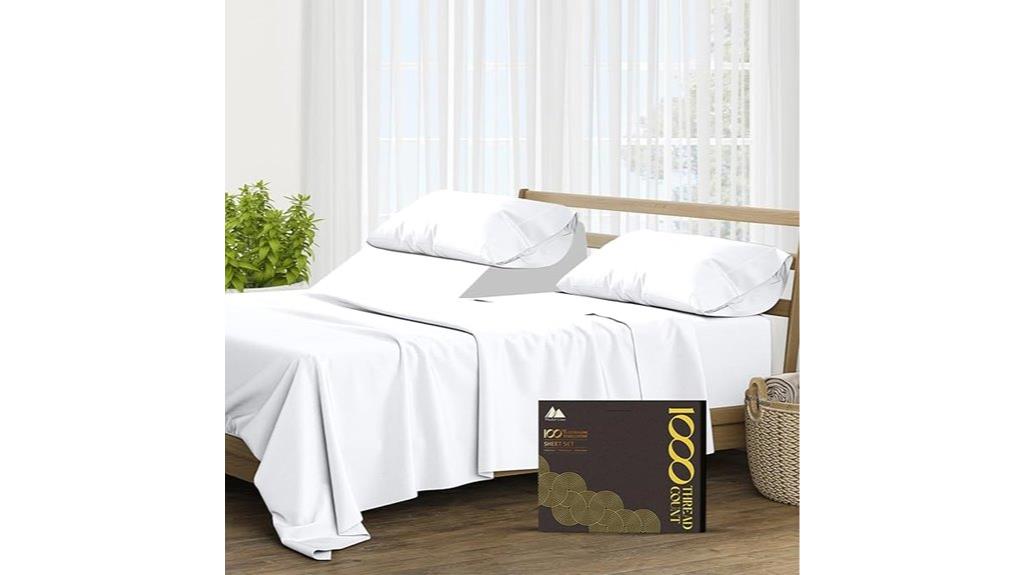 egyptian cotton split king sheets