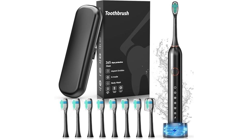 eight head electric toothbrush