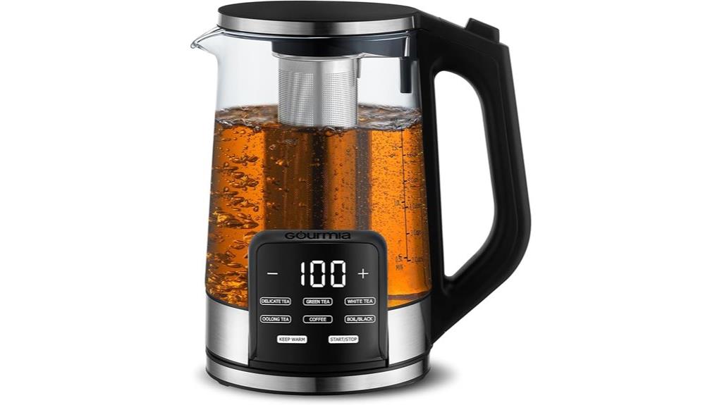 electric programmable glass kettle