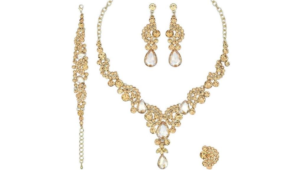 elegant bridal jewelry set