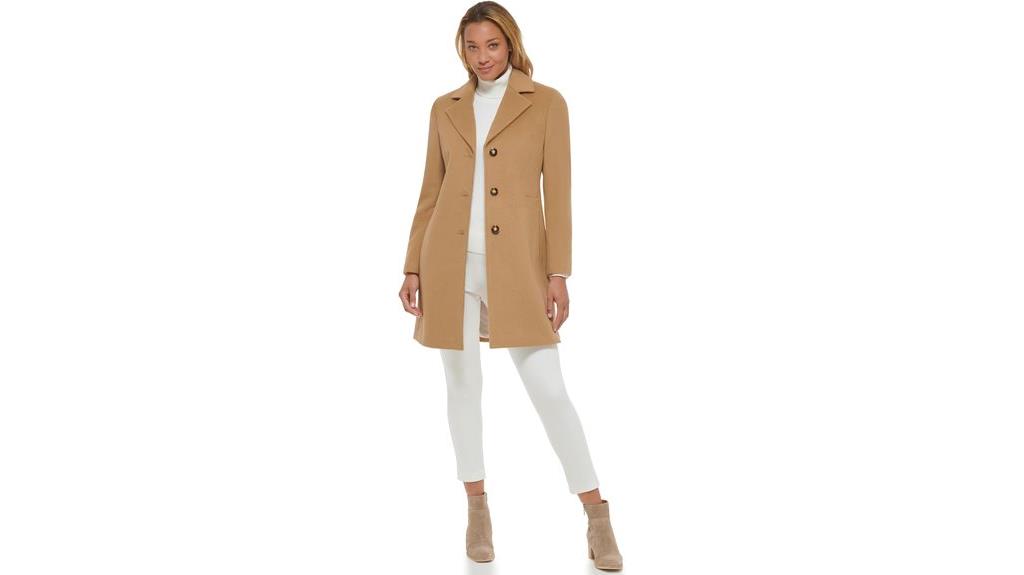 elegant cashmere wool coat