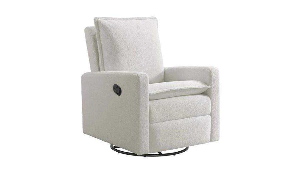 elegant nursery glider chair