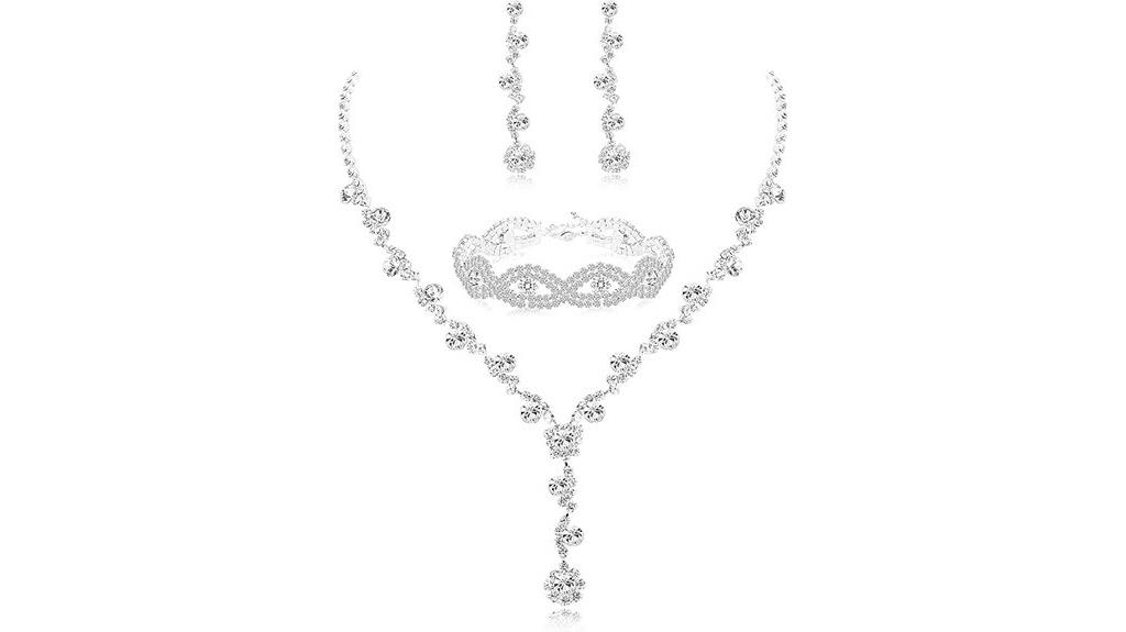 elegant rhinestone bridal jewelry