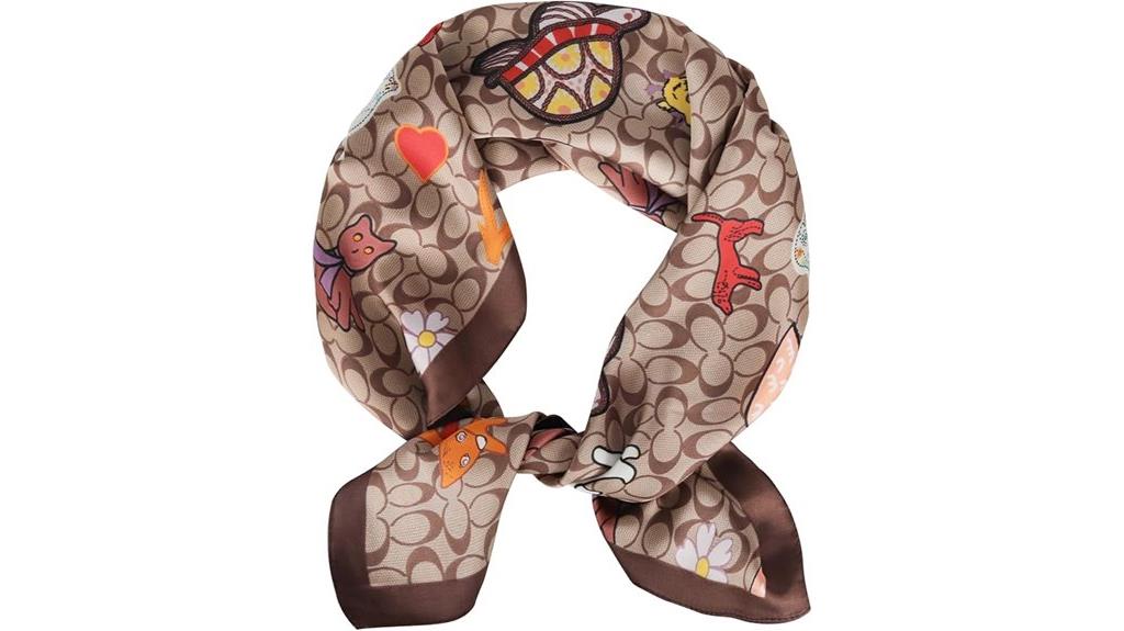 elegant satin headscarf ladies