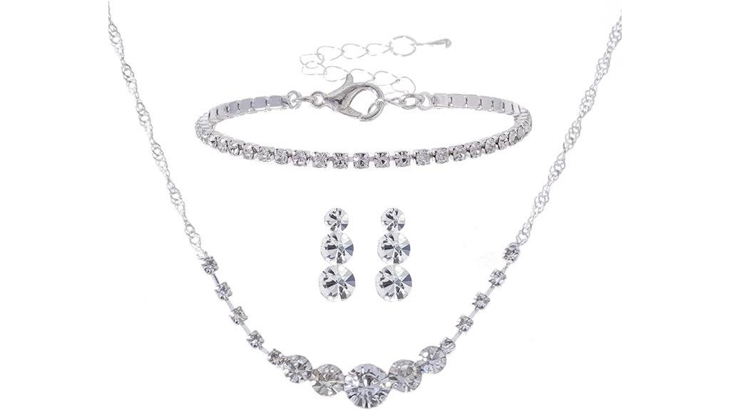 elegant wedding jewelry set