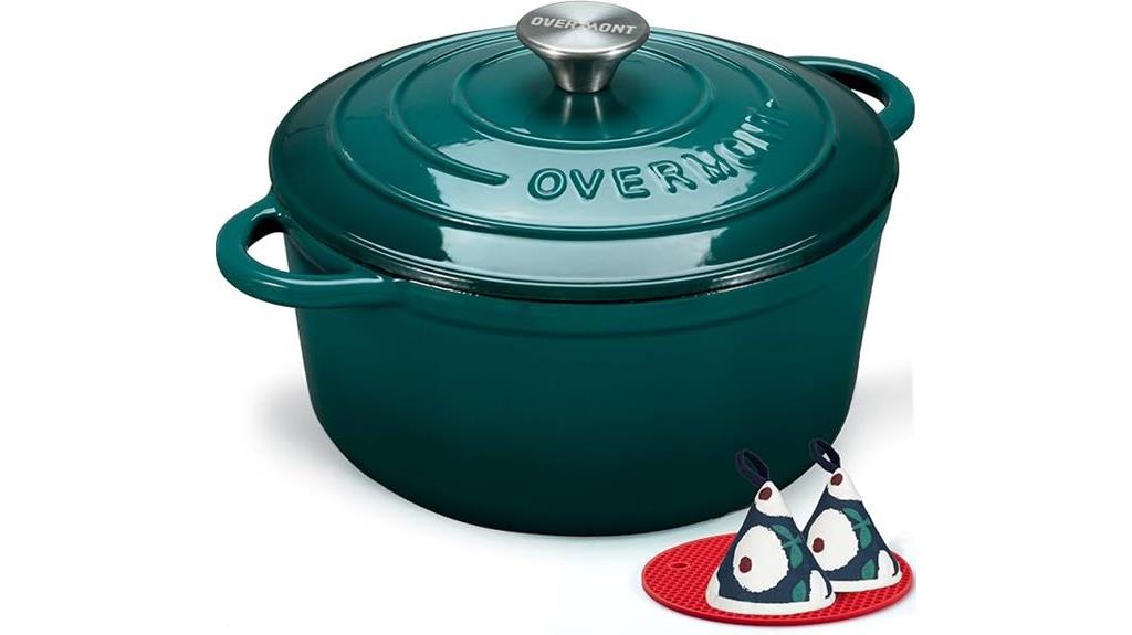 enamel dutch oven 5 5qt