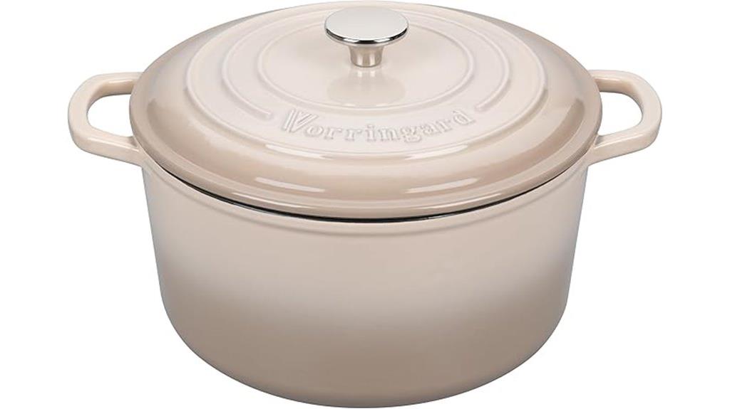 enameled cast iron dutch oven