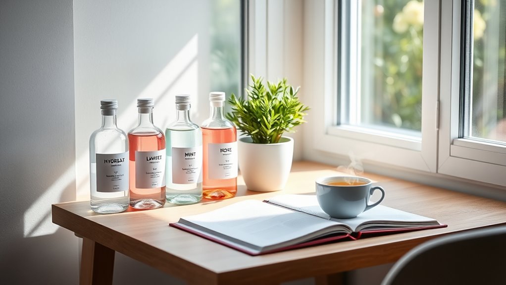 enhance focus with floral waters