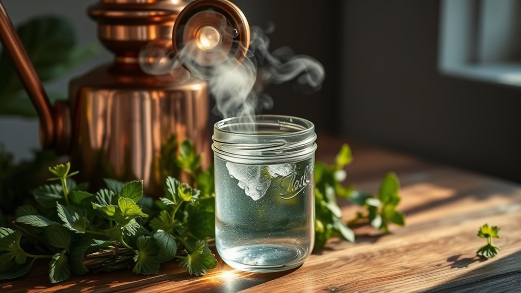 extracting plant essential oils