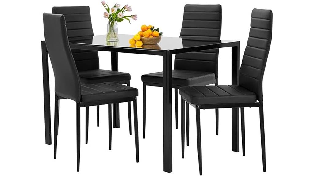 five piece dining ensemble
