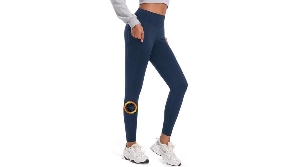 fleece lined yoga leggings