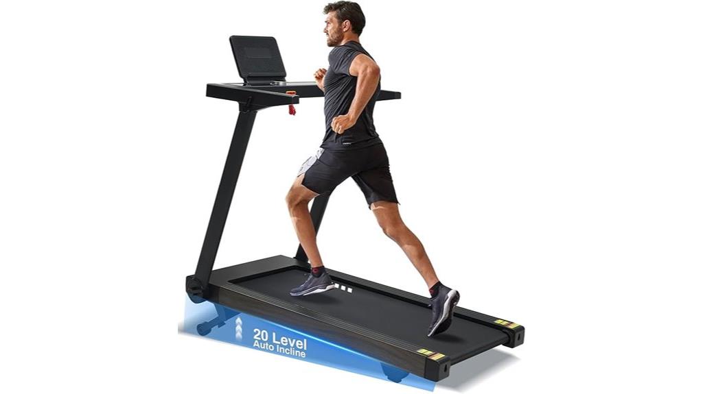 foldable treadmill with bluetooth