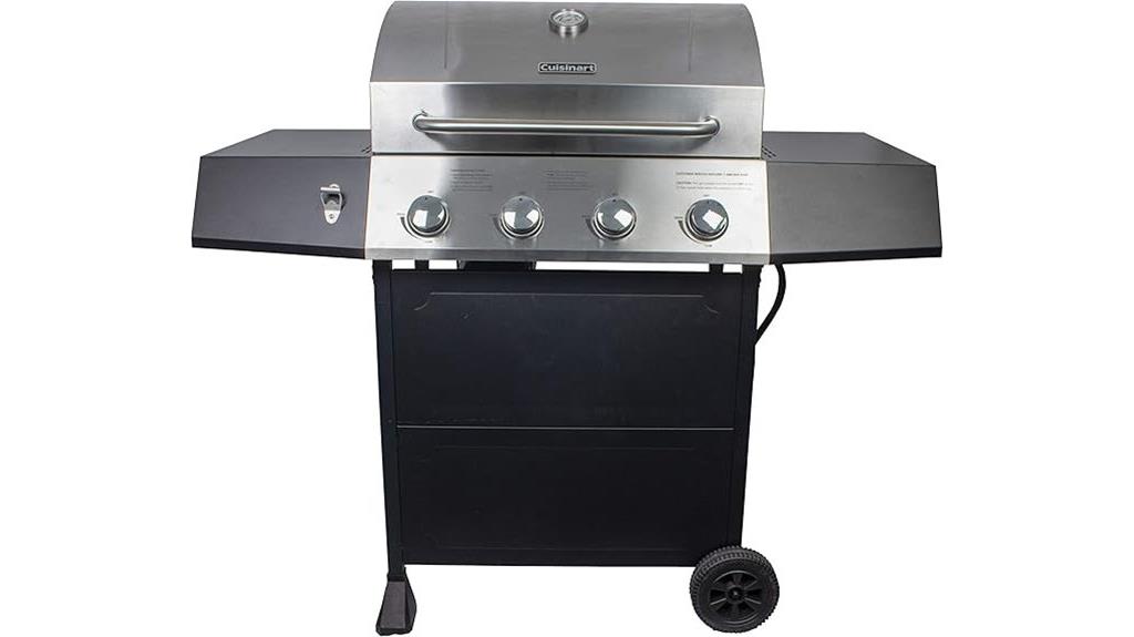 four burner gas grill