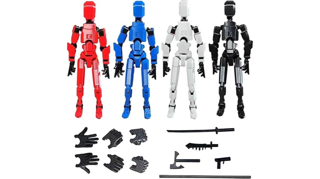 four pack action figures