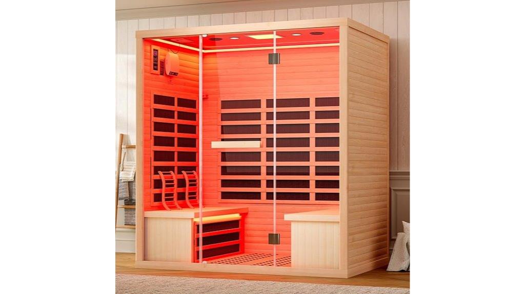 four person infrared sauna