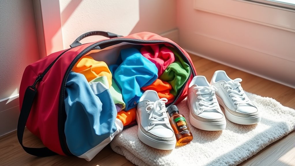 freshen gym gear regularly