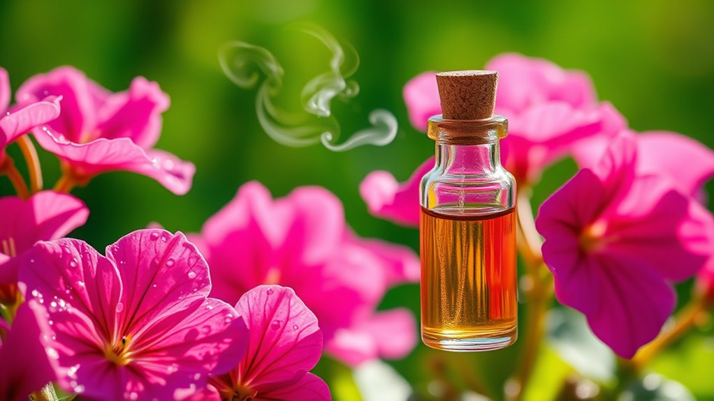 geranium oil s calming skincare benefits