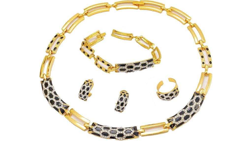 gold plated jewelry set