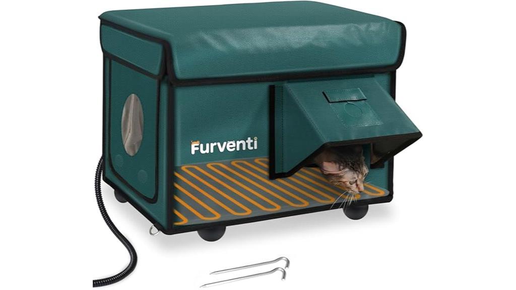 heated insulated feral shelter