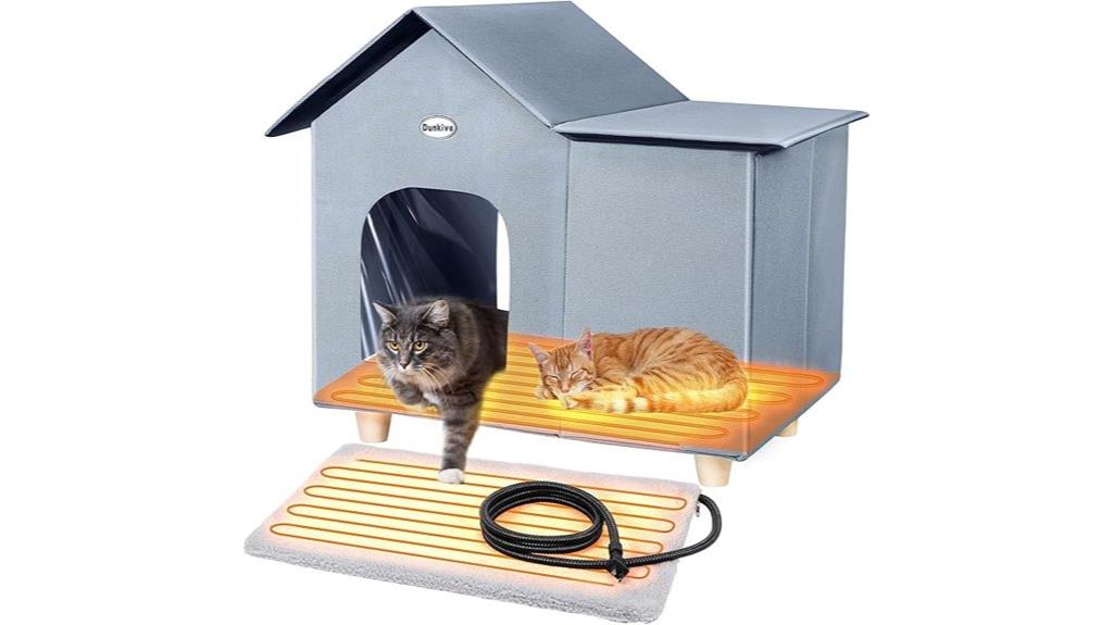 heated outdoor cat shelter
