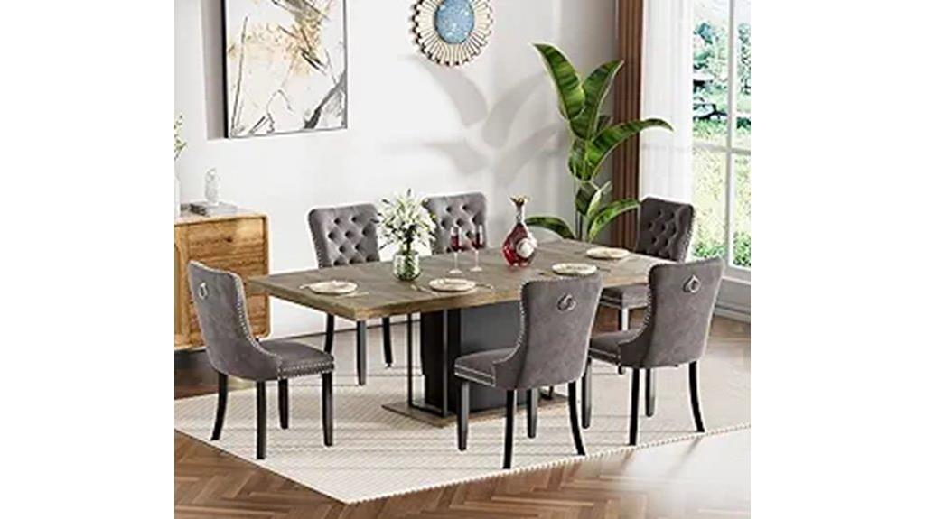 henf 6 person dining set
