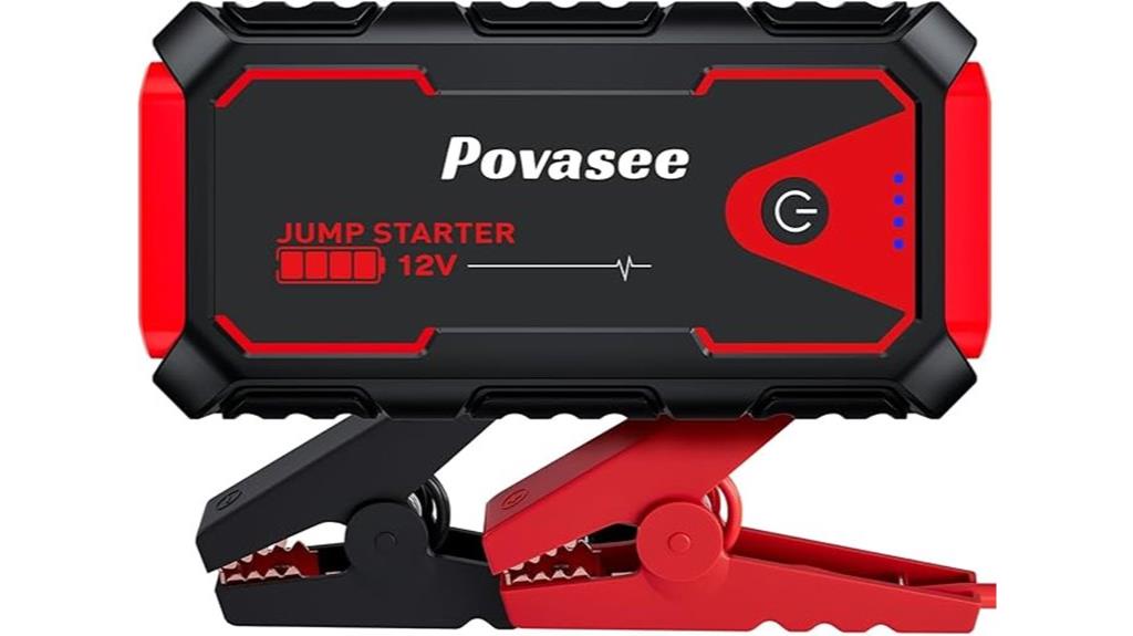 high capacity portable jump starter