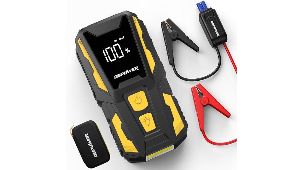 high capacity portable jump starter