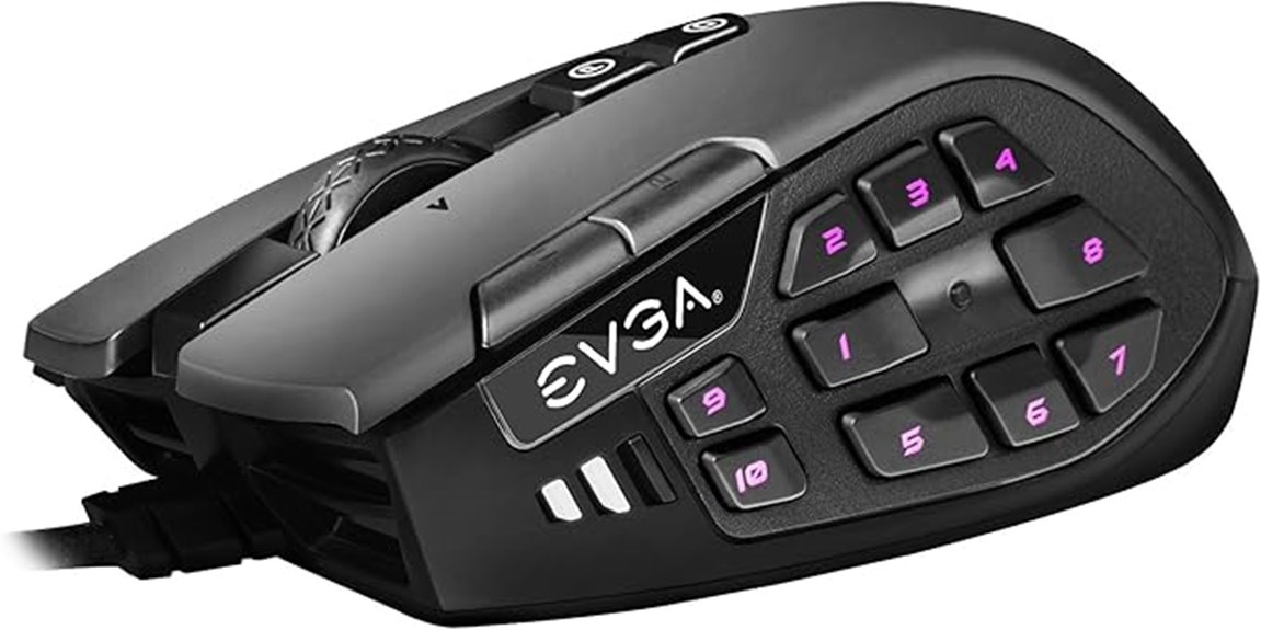high performance mmo gaming mouse