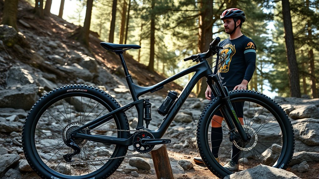 high performance mountain bike features