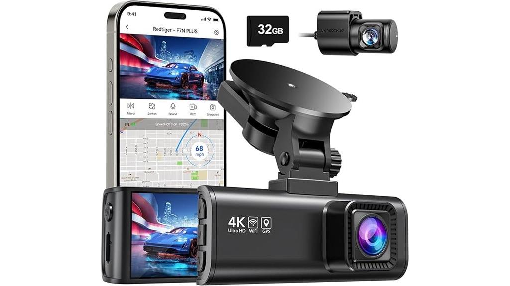 high resolution dash cam features