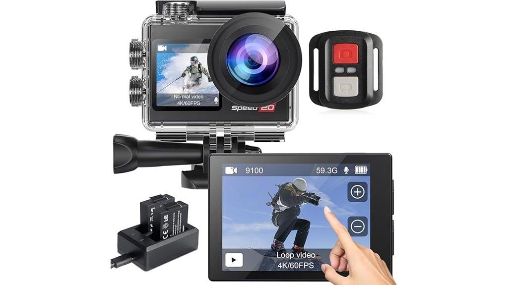 high resolution waterproof action camera