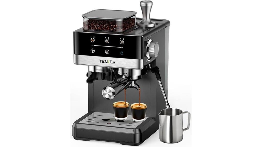 home espresso machine grinder