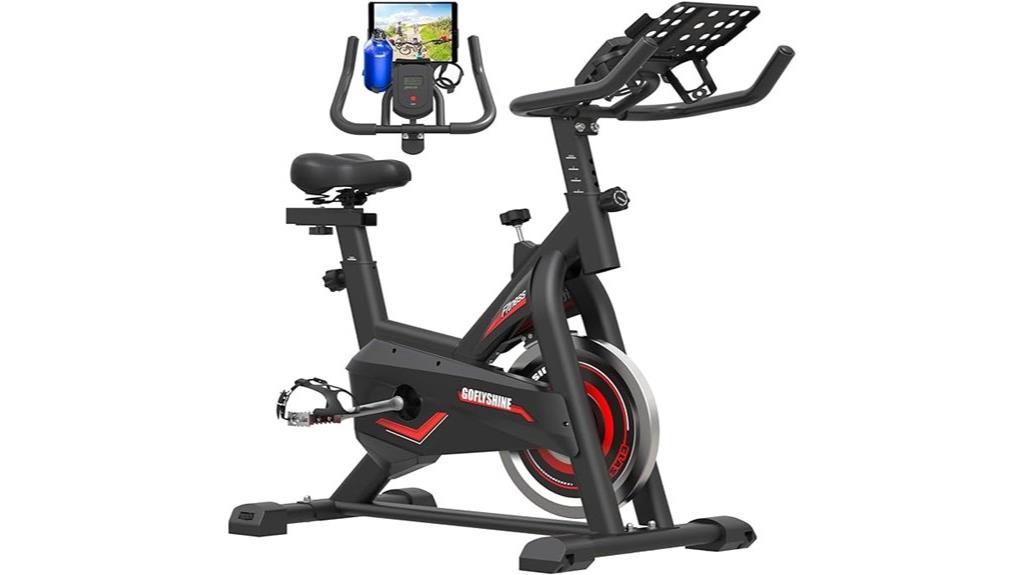 home exercise bike with monitor