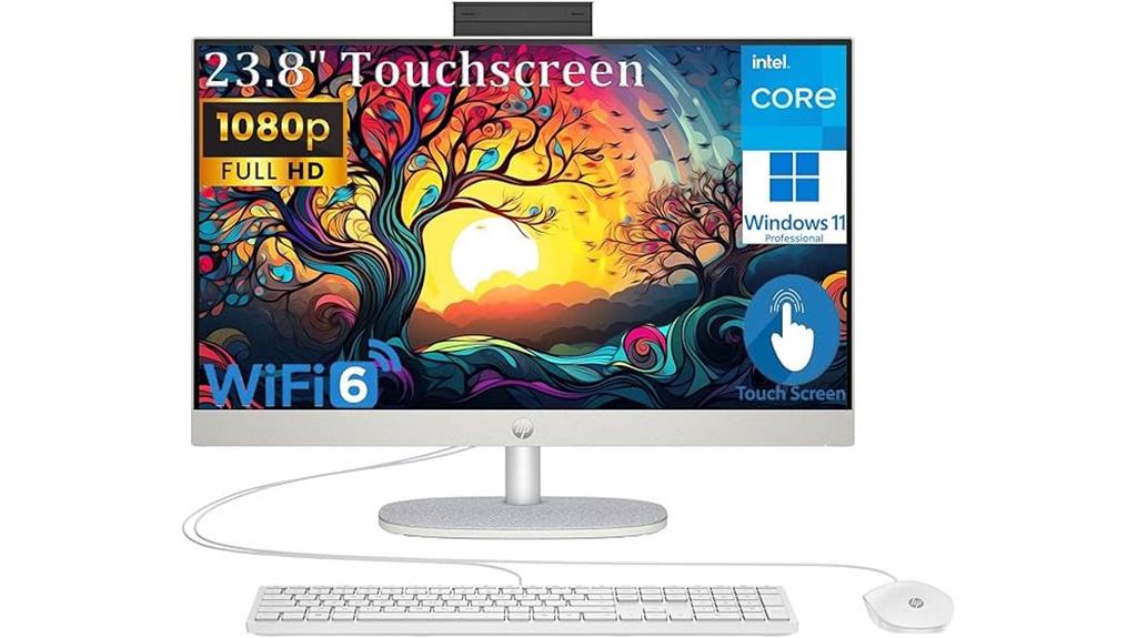 hp 24 touchscreen desktop